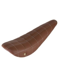 20 2/line Stitched Banana Saddle Vinyl All Brown...